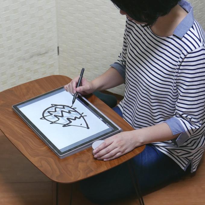 パソコンでリアルな筆文字が書けちゃう Surfaceペン 毛筆アプリ Zen Brush 2 がすごい オシャレなノートパソコンみつけたよ オシャパ